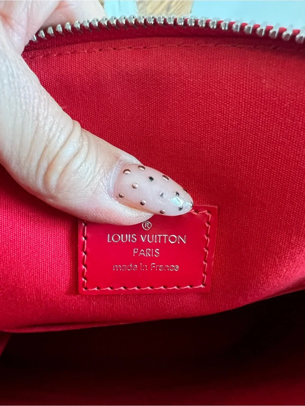 Louis Vuitton Red Epi Lockit PM